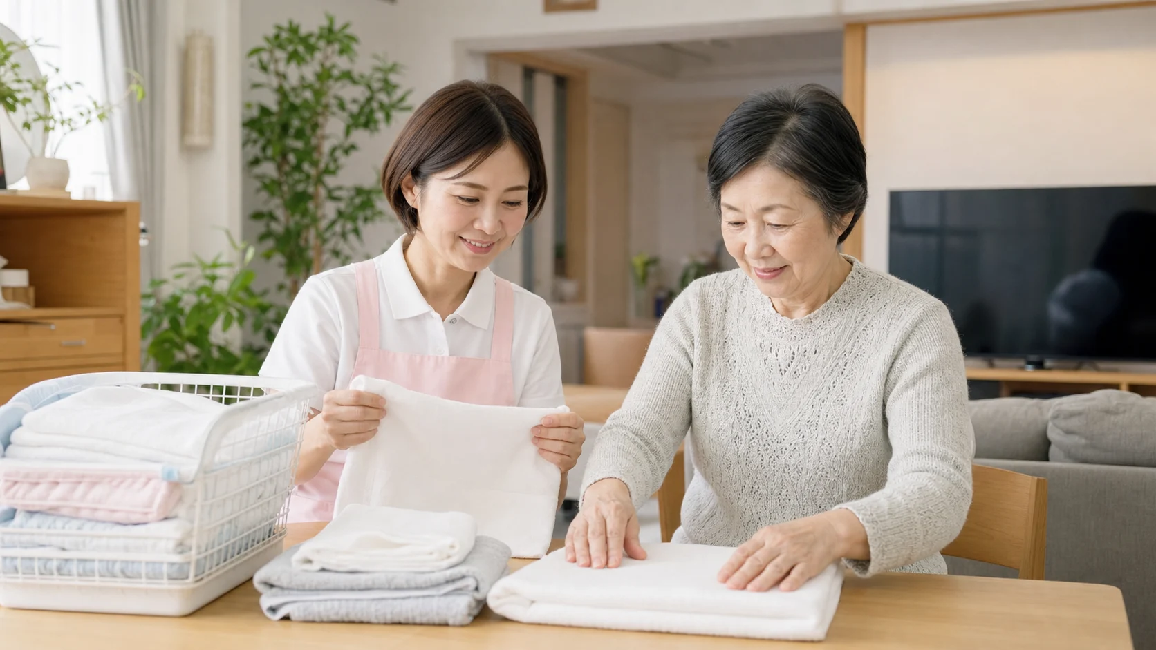 ご自宅で暮らしを支える訪問介護のイメージ